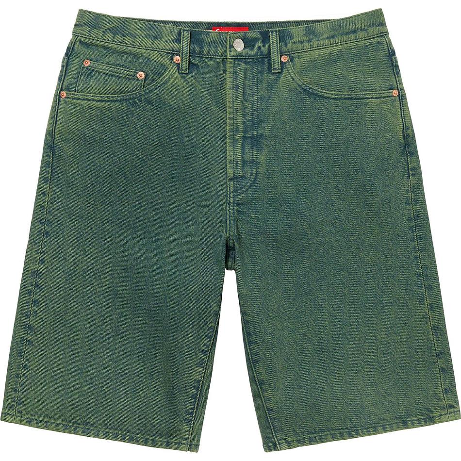 Supreme Baggy Denim Shorts Gröna | SE233DN