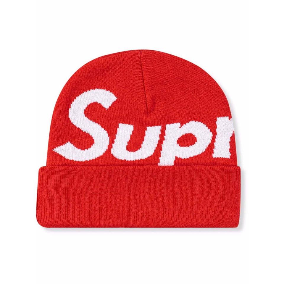 Supreme Big Logo Beanie Hatt Röda | SE478BC