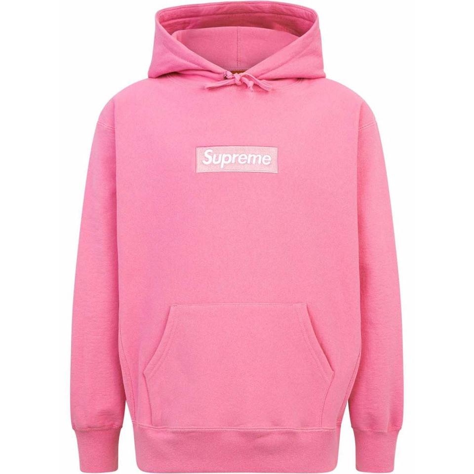 Supreme Box Logo Hoodie Rosa | SE104FM