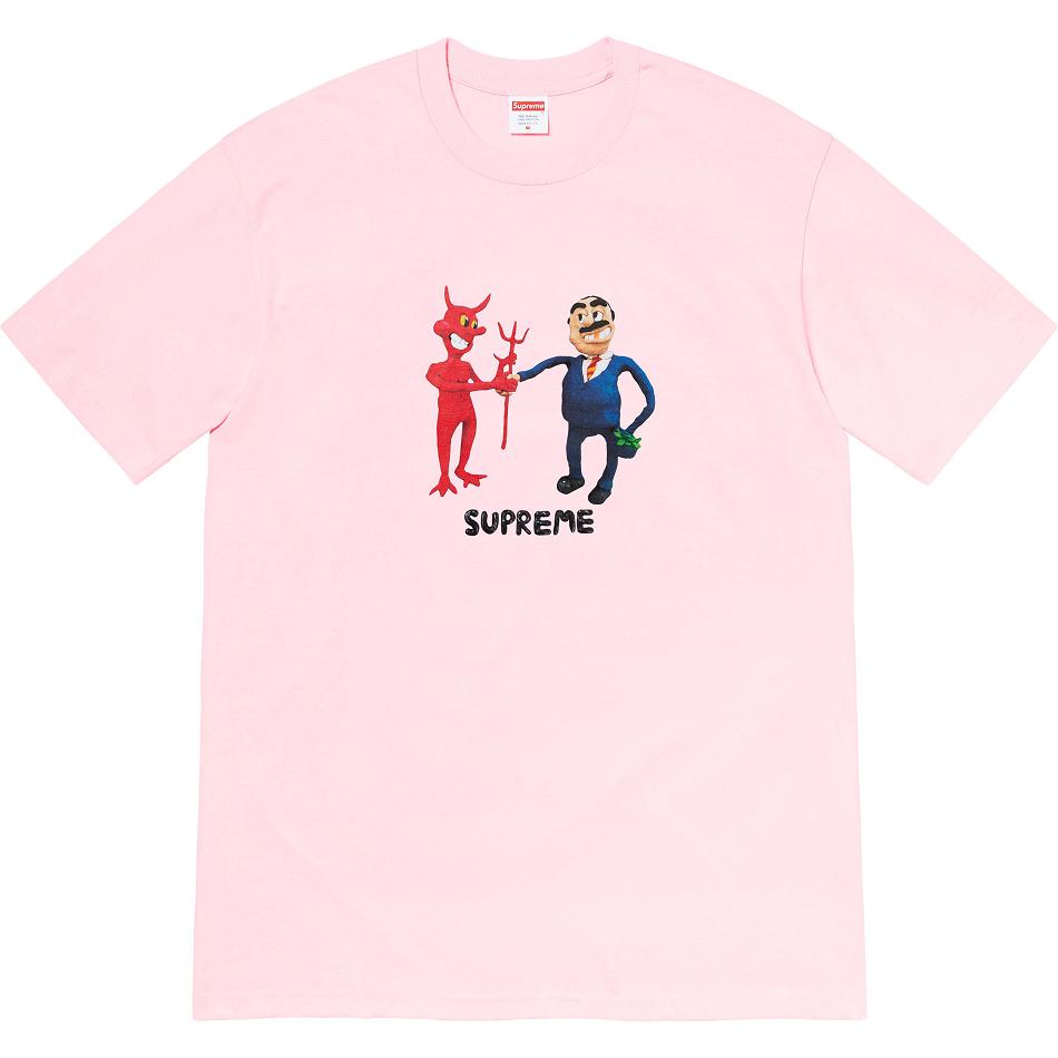 Supreme Business Tee T-shirt Rosa | SE375NB