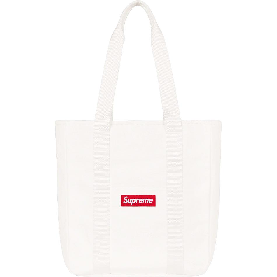 Supreme Canvas Tote Väska Vita | SE423XF