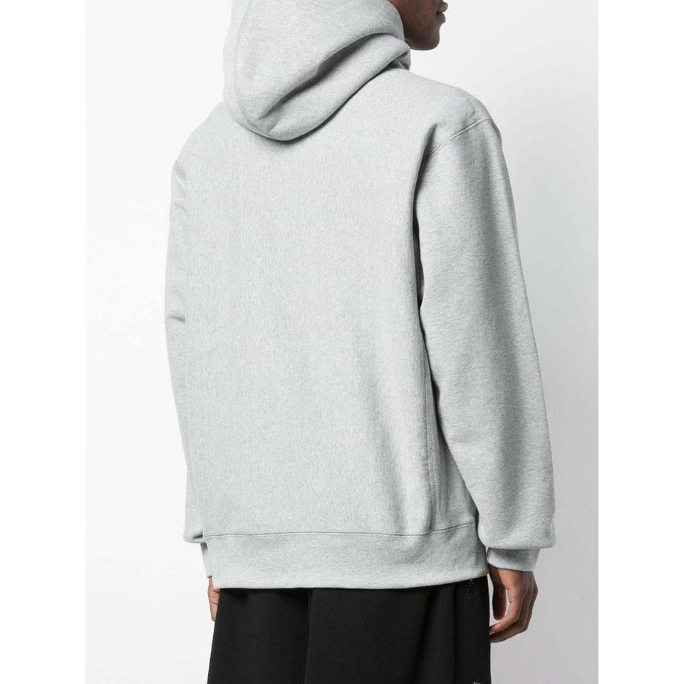 Supreme Gray Micro Logo Hoodie Grå | SE110ZG