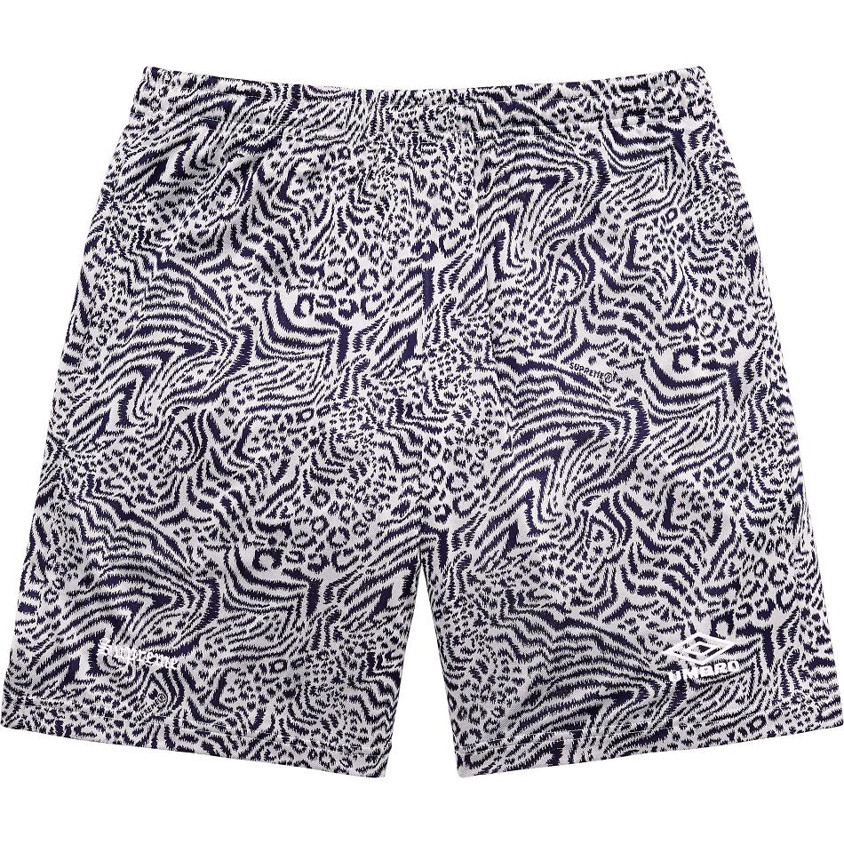 Supreme Jacquard Animal Print Soccer Shorts Marinblå | SE231AP