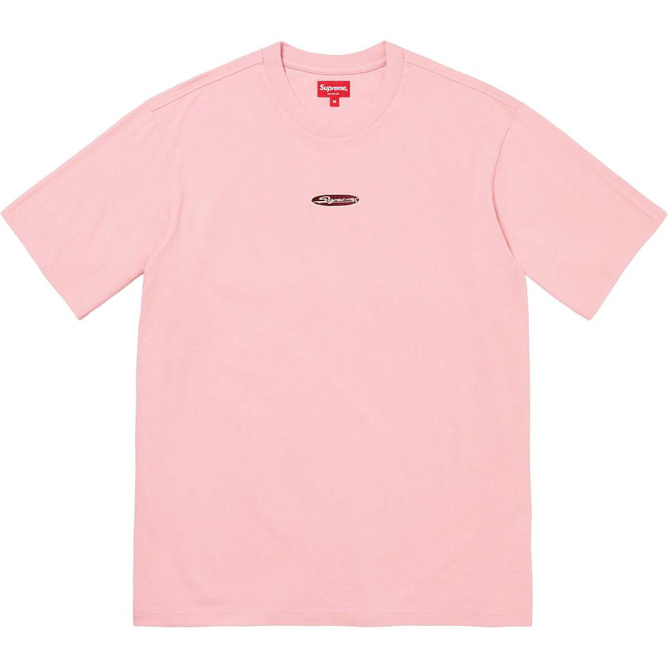 Supreme Oval Logo S/S Top Tröjor Rosa | SE256PQ