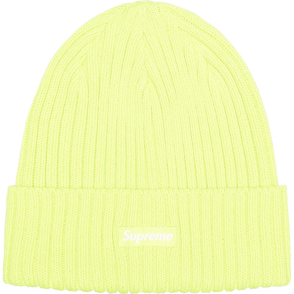 Supreme Overdyed Beanie Hatt Gula | SE433TV