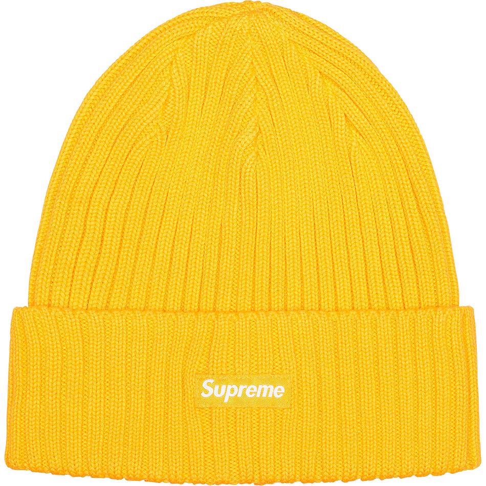 Supreme Overdyed Beanie Hatt Guld | SE435UT