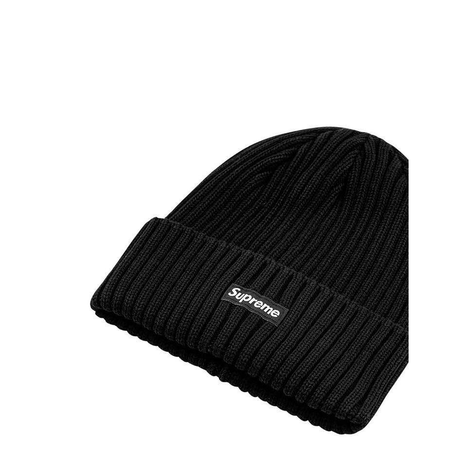 Supreme Overdyed Logo Beanie Hatt Svarta | SE483EX