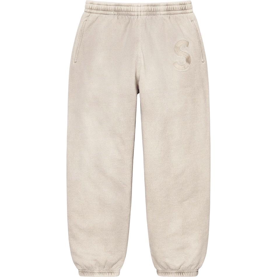 Supreme Overdyed S Logo Sweatpant Byxor Beige | SE189XF