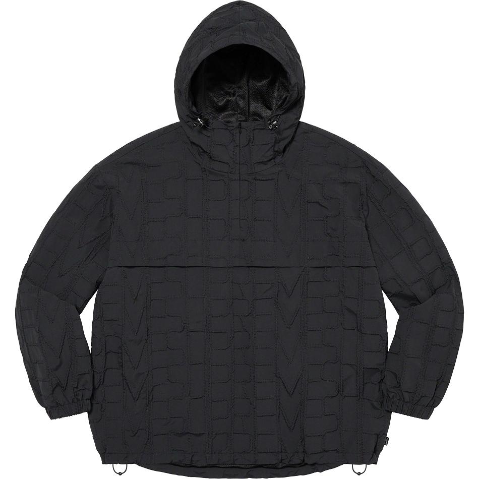 Supreme Repeat Stitch Anorak Jacka Svarta | SE149UT