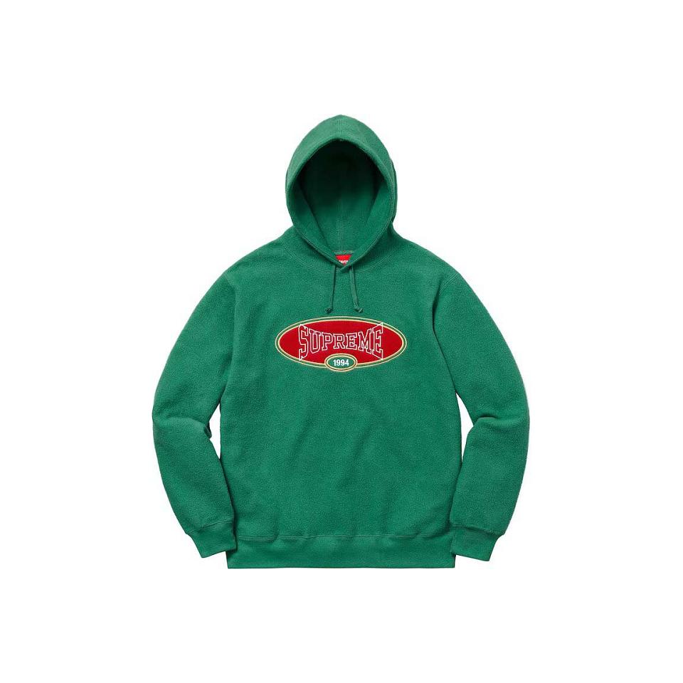 Supreme Reverse Fleece Hooded Tröjor Gröna | SE331UT