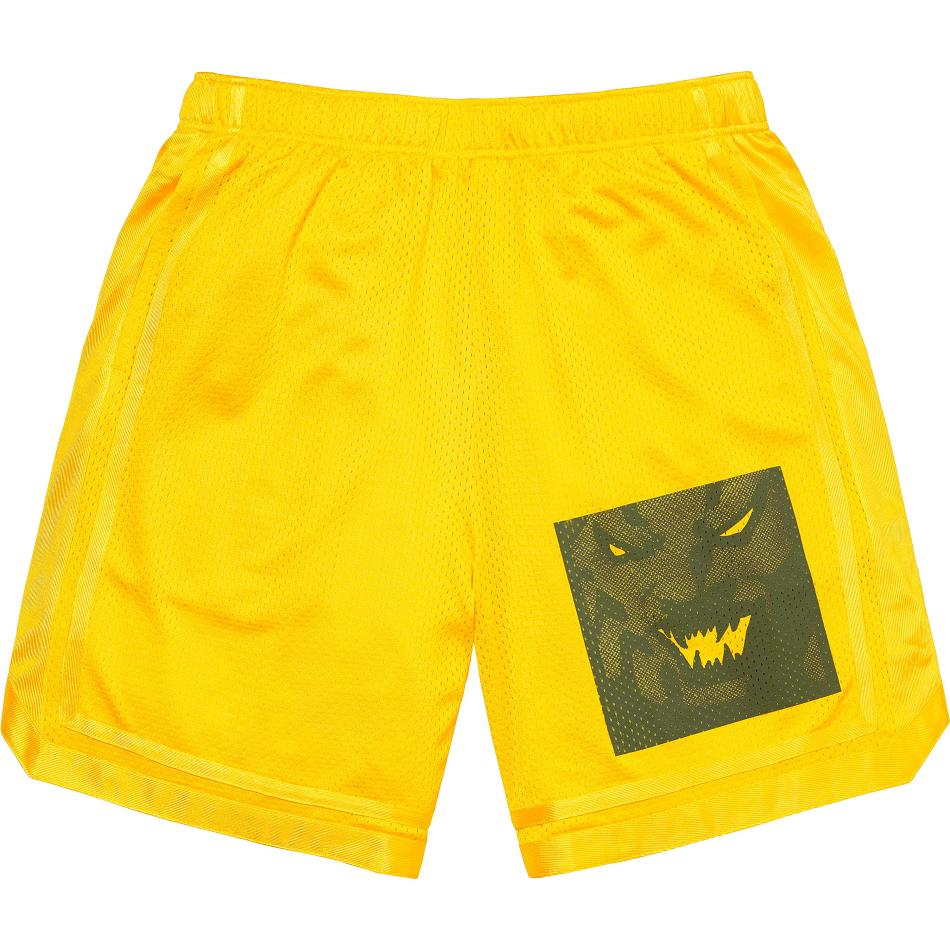 Supreme Ronin Mesh Shorts Gula | SE243VD