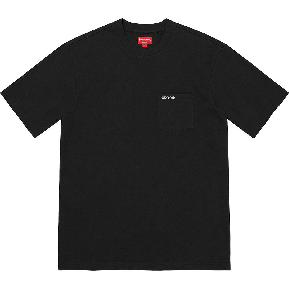 Supreme S/S Pocket Tee Tröjor Svarta | SE271NB