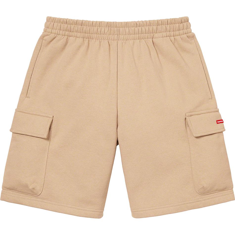 Supreme Small Box Baggy Cargo Sweat Shorts Bruna | SE225TV