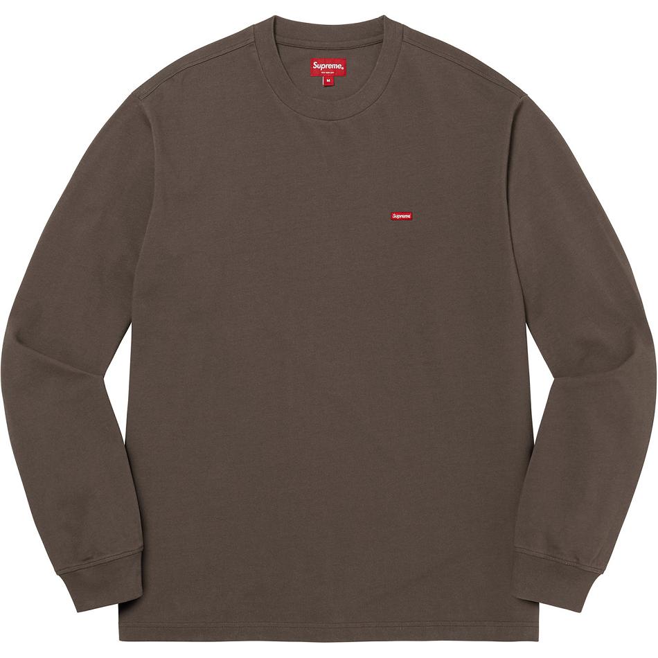 Supreme Small Box L/S Tee Tröjor Bruna | SE250RW