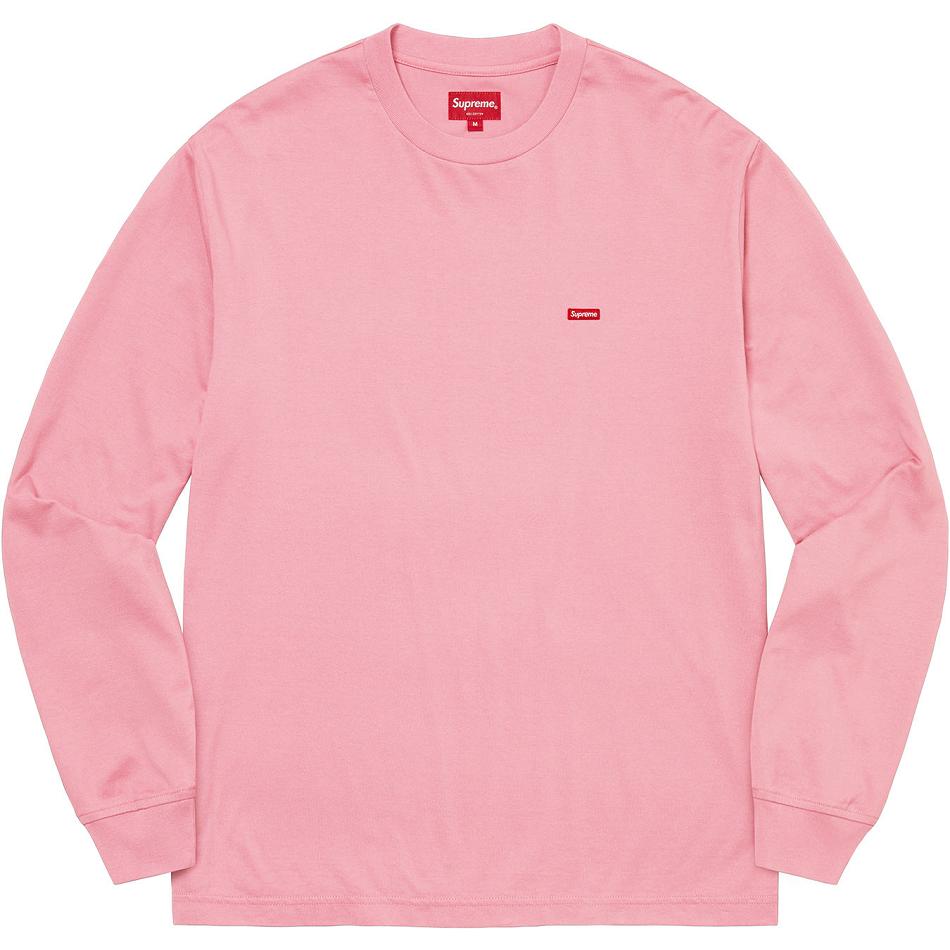 Supreme Small Box L/S Tee Tröjor Rosa | SE247QZ