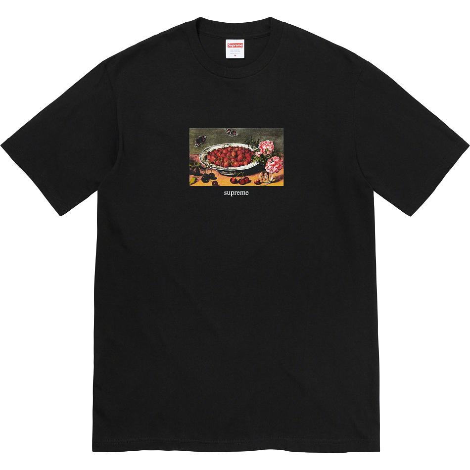 Supreme Strawberries Tee T-shirt Svarta | SE343LH