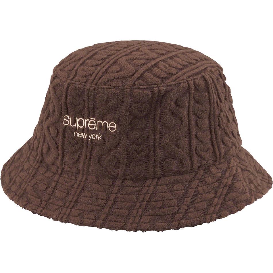 Supreme Terry Pattern Crusher Hatt Bruna | SE448ZG