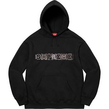 Supreme Beaded Hooded Tröjor Svarta | SE316KI