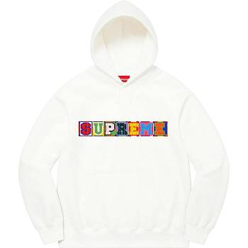 Supreme Beaded Hooded Tröjor Vita | SE319XF