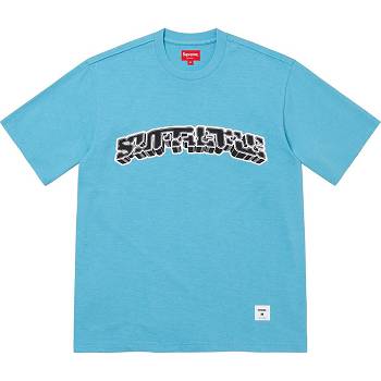 Supreme Block Arc S/S Top Tröjor Blå | SE260FM