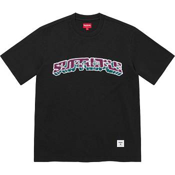 Supreme Block Arc S/S Top Tröjor Svarta | SE261GL