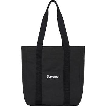 Supreme Canvas Tote Väska Svarta | SE424CE