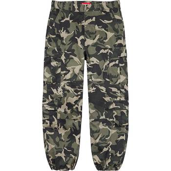 Supreme Cargo Pant Byxor Gröna Camo | SE196WY