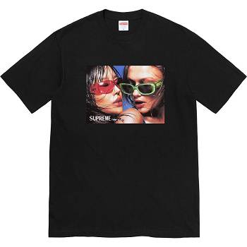 Supreme Eyewear Tee T-shirt Svarta | SE364FM