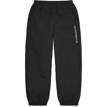 Supreme Full Zip Baggy Warm Up Pant Byxor Svarta | SE159JJ