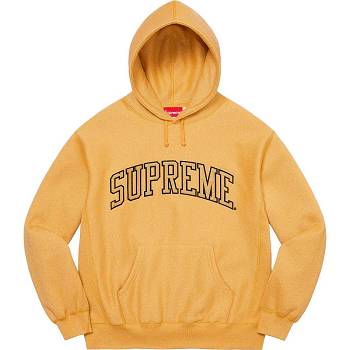 Supreme Glitter Arc Hooded Tröjor Guld | SE294CE