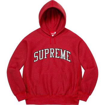 Supreme Glitter Arc Hooded Tröjor Röda | SE295VD