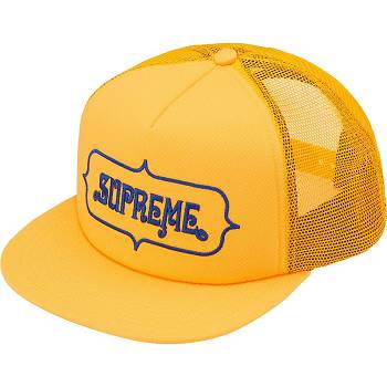 Supreme Highest Mesh Back 5-Panel Hatt Gula | SE460YU