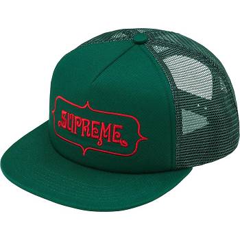 Supreme Highest Mesh Back 5-Panel Hatt Gröna | SE462IS