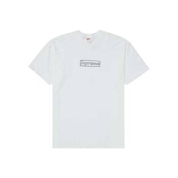 Supreme Kaws Chalk Logo T-shirt Vita | SE394KI