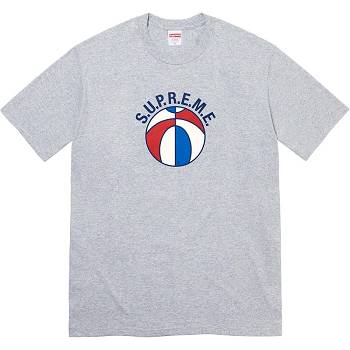 Supreme League Tee T-shirt Grå | SE356YU