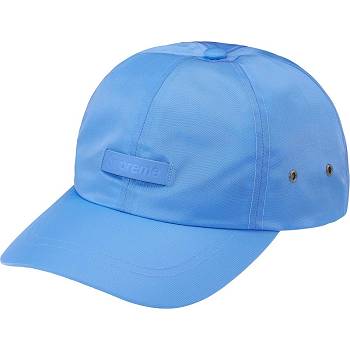 Supreme Läder Patch 6-Panel Hatt Blå | SE471JJ