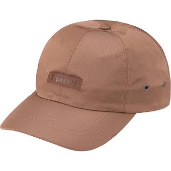 Supreme Läder Patch 6-Panel Hatt Bruna | SE469GL