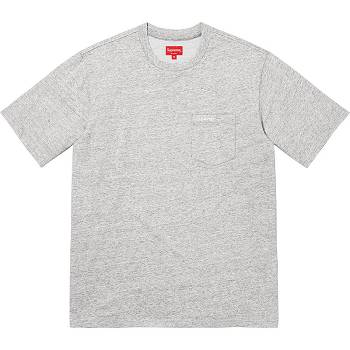 Supreme S/S Pocket Tee Tröjor Grå | SE272MA