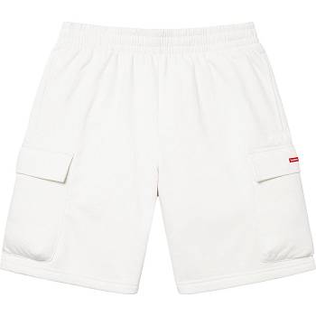 Supreme Small Box Baggy Cargo Sweat Shorts Vita | SE223EX