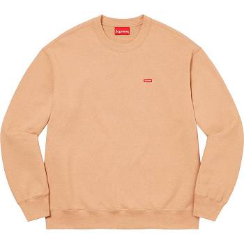 Supreme Small Box Crewneck Tröjor Orange | SE306IS