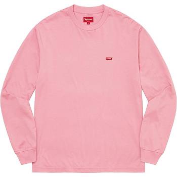 Supreme Small Box L/S Tee Tröjor Rosa | SE247QZ