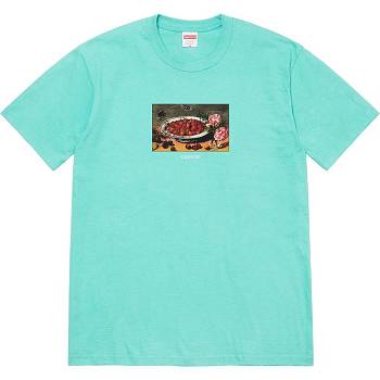 Supreme Strawberries Tee T-shirt Aqua | SE344ZG