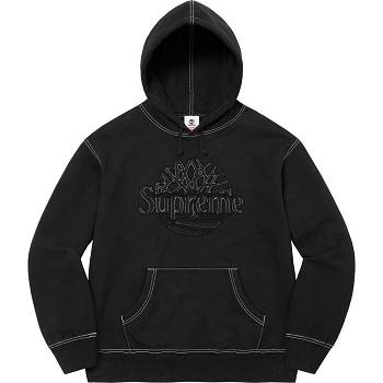 Supreme Timberland® Hooded Tröjor Svarta | SE290KI