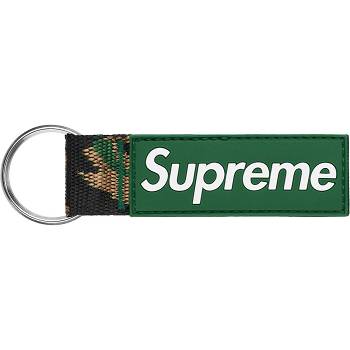 Supreme Webbing Keychain Tillbehör Gröna | SE407TV