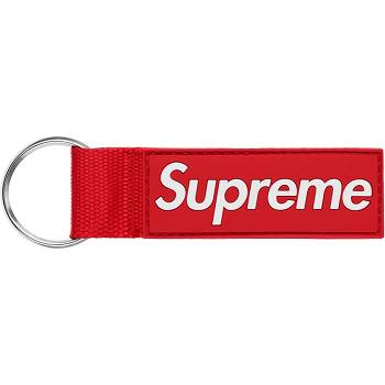 Supreme Webbing Keychain Tillbehör Röda | SE408YU