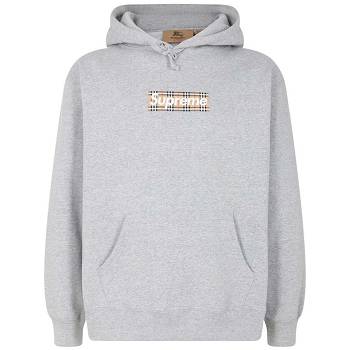 Supreme X Burberry Hoodie Grå | SE133JJ